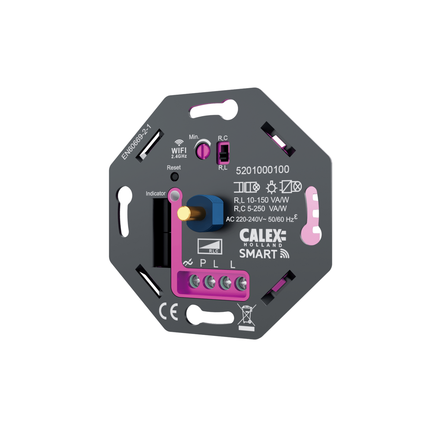 Calex Slimme LED Dimmer - Inbouw Dimmer 5-250W - Universeel