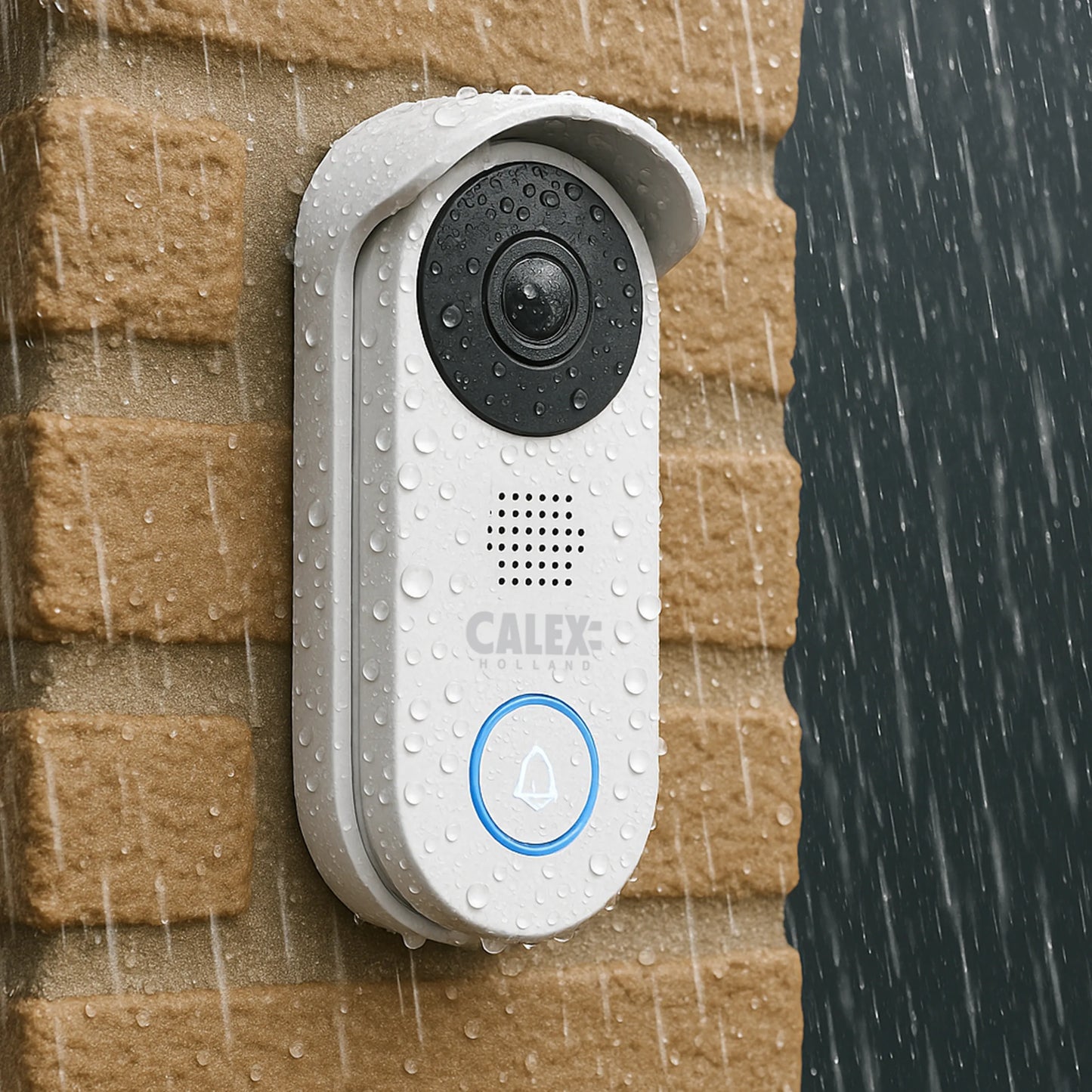 Calex Smart Video Deurbel - 2K - Wit