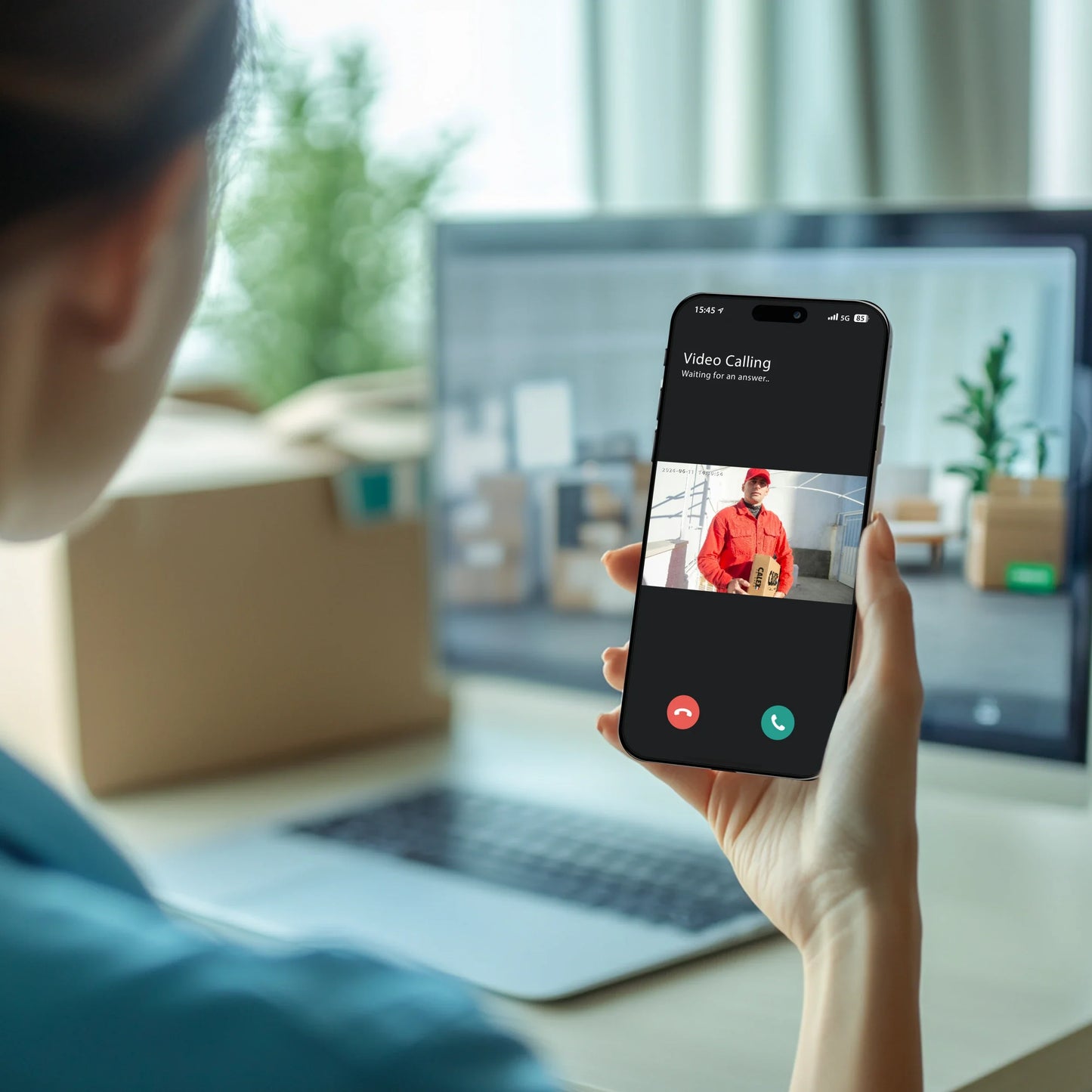 Calex Smart Video Deurbel Met Chime (2K) - Wit - Bedraad