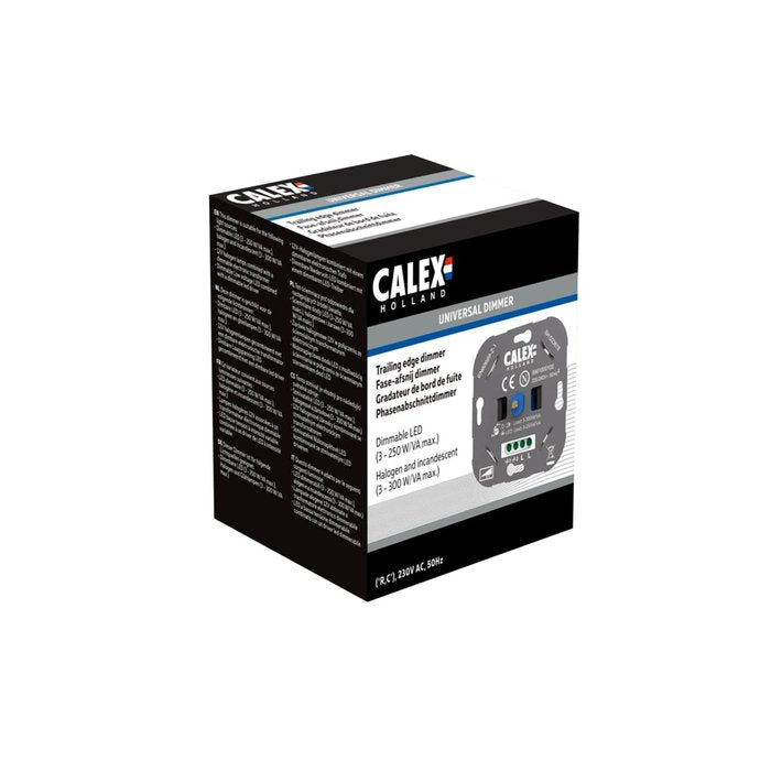 Calex LED Inbouwdimmer enkel of dubbel - fase afsnijding - universeel