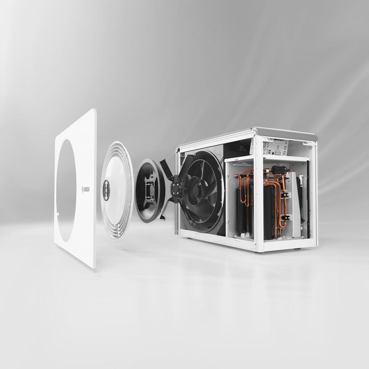 Bosch Compress 5800i AW (7kW) + Boiler Tower 170 liter All-Electic