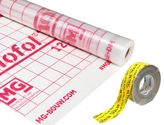 1m² Dampremmende folie Miofol 125 S + bijbehorende Tescon Vana tape
