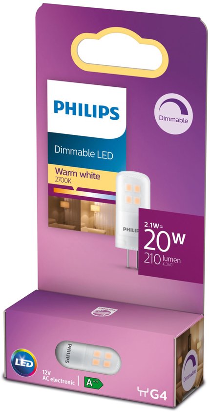 Philips G4 steek Lamp 2700 k