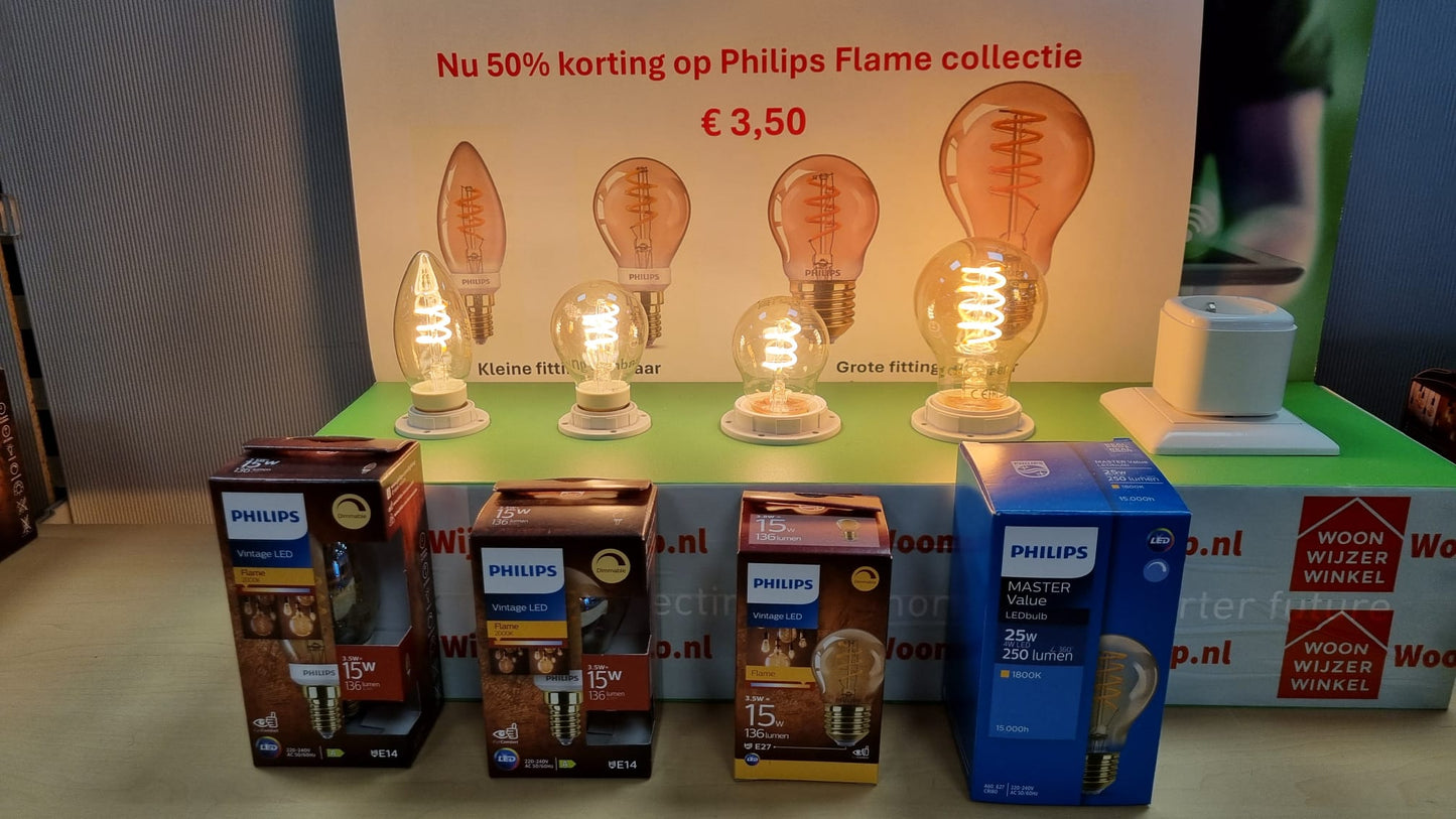 Goud serie Philips LED Dimtone classic