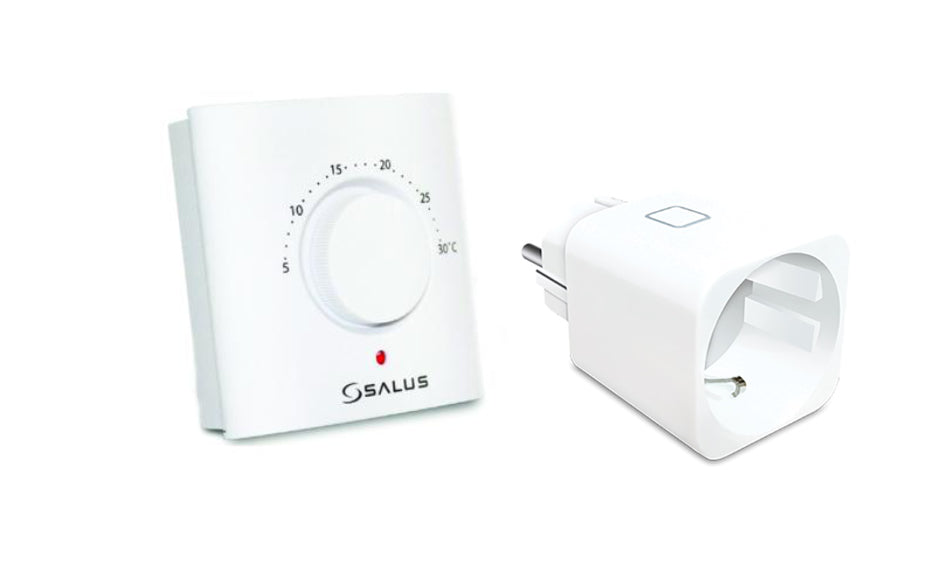 Salus Basic thermostaat RF + Salus stekkerdoosontvanger RF