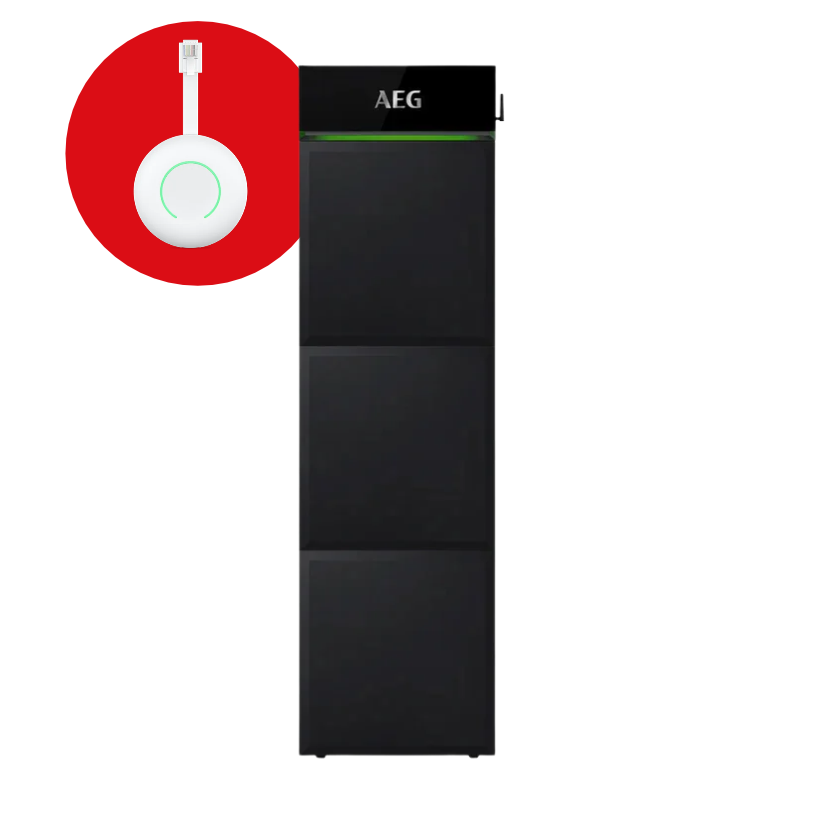 AEG SolarCube 14,4 kWh thuisbatterij inclusief P1-meter