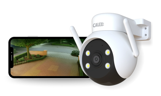 Calex Smart PTZ Camera 2K – Slimme Beveiliging in Haarscherpe Kwaliteit