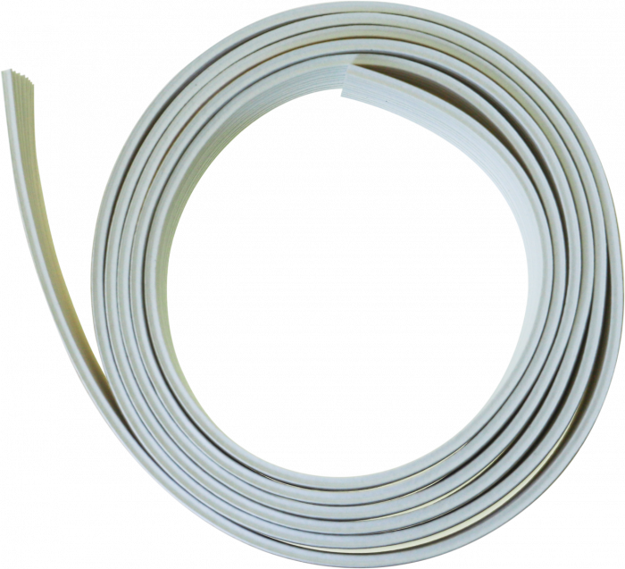 Zelfklevend Tochtband E-Profiel - Wit - 9mm x 4mm x 7,5m - Tochtstrip
