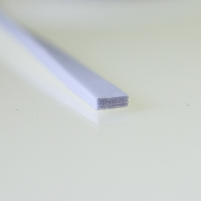 Zelfklevend PVC Tochtband I-Profiel - Wit - 9mm x 4mm x 7,5m - Tochtstrip