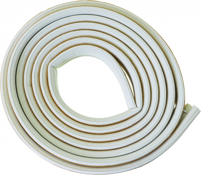 Zelfklevend Tochtband P-Profiel - Wit - 9mm x 5,5mm x 7,5m - Tochtstrip