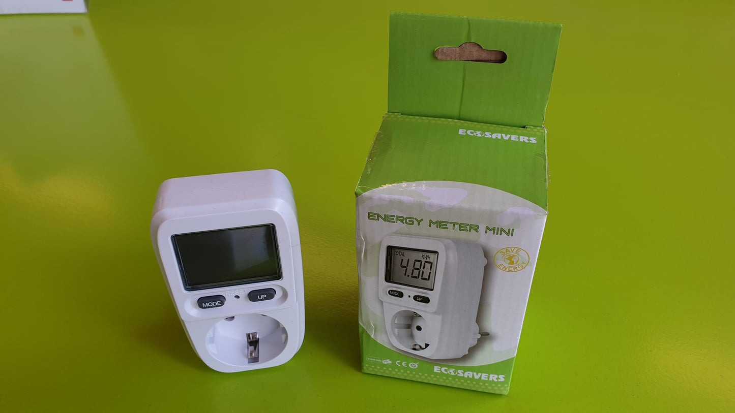 Energiemeter met display van Ecosavers, 3680W, 5 functies