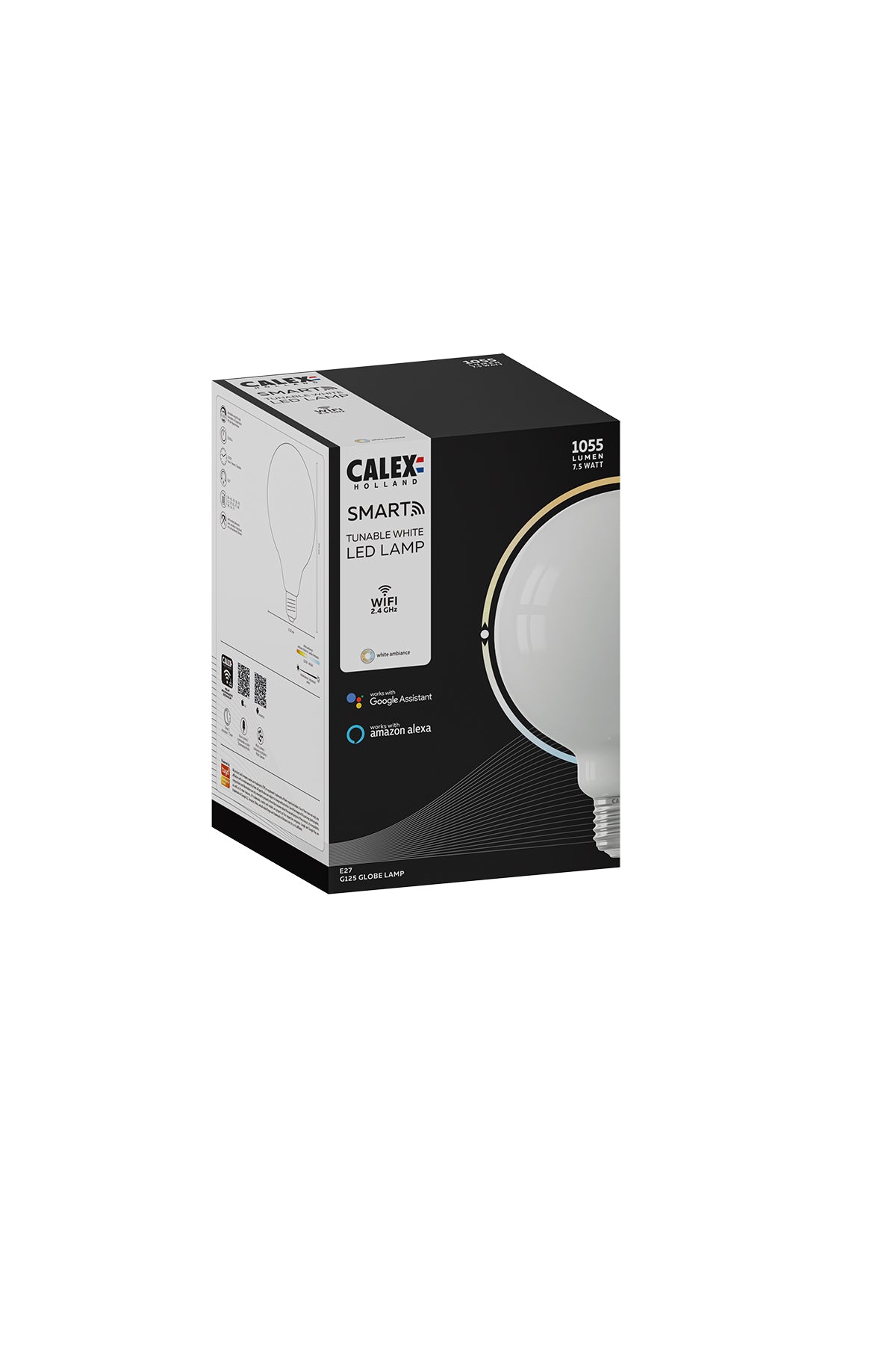 Globelamp Smart serie Calex LED Softline E27 1055 lumen dimbaar