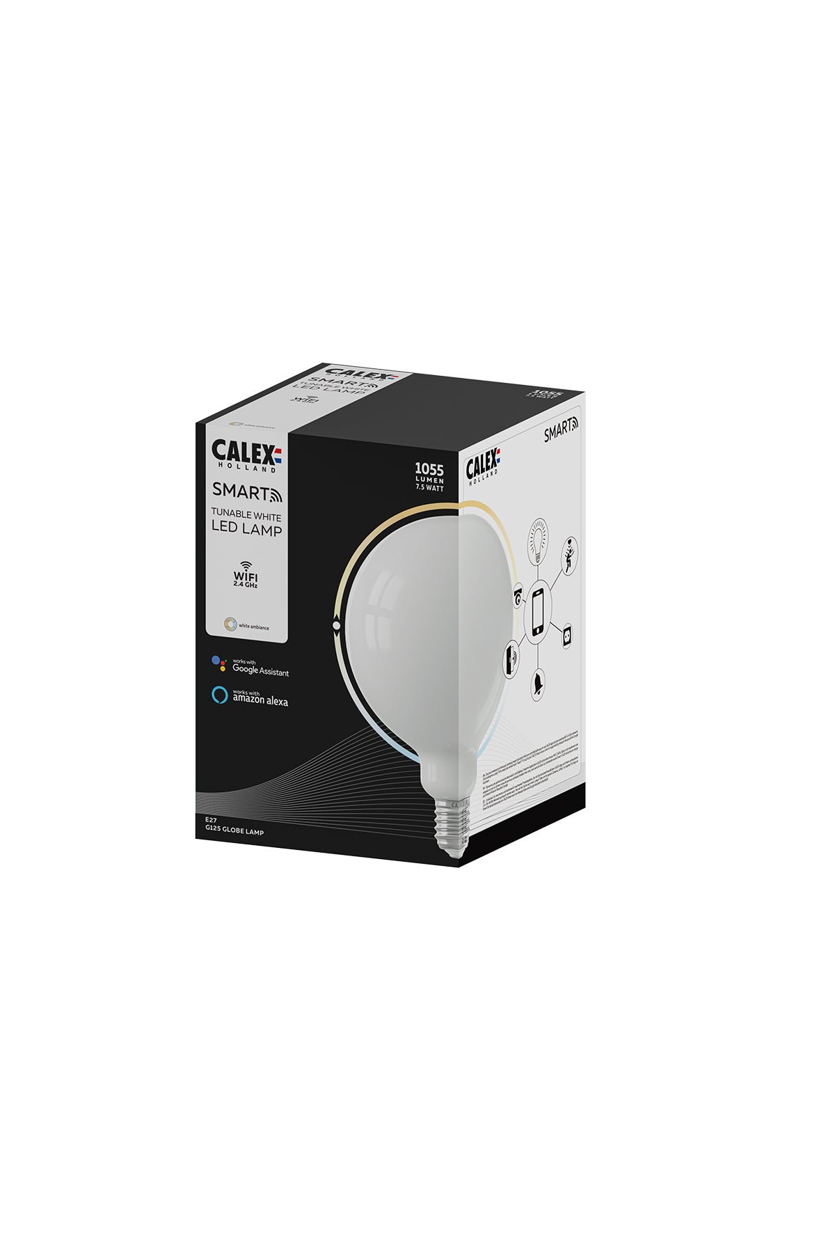 Globelamp Smart serie Calex LED Softline E27 1055 lumen dimbaar