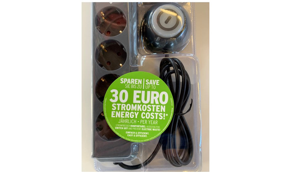 Brennenstuhl Stekkerdoos met voetschakelaar (6 ingangen)