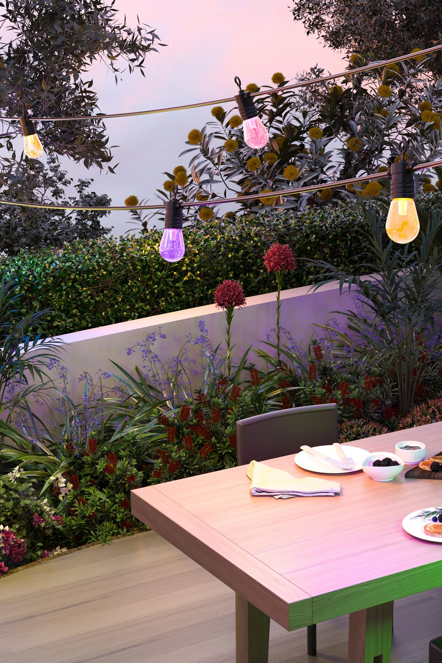 Calex slingerlamp met kleuren