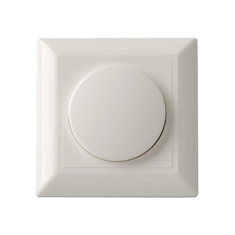 Dimmerknop met afdekraam | Wit | Lybardo