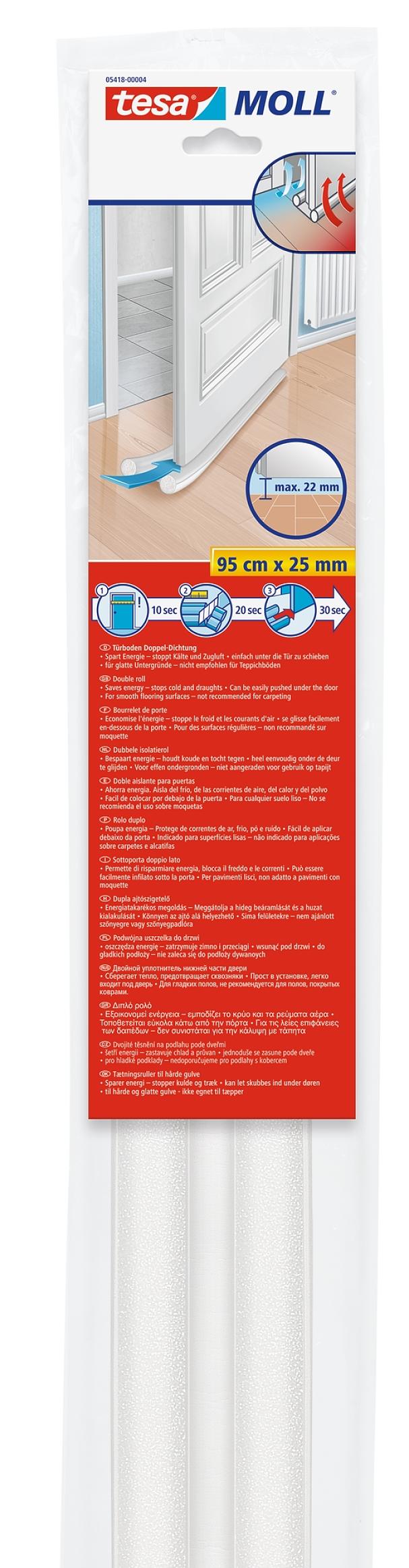 Tesa dubbele (deur) isolatierol 95x14 cm wit