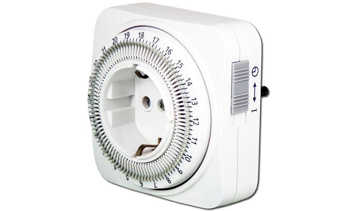 Tijdschakelklok Analoog - 24 uurs timer/tijdschakelklok