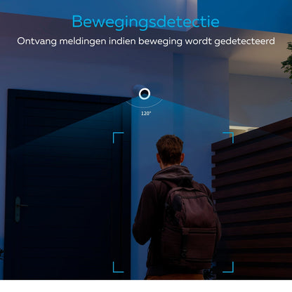 Calex Spotlight Beveiligingscamera - Voor buiten - 2K