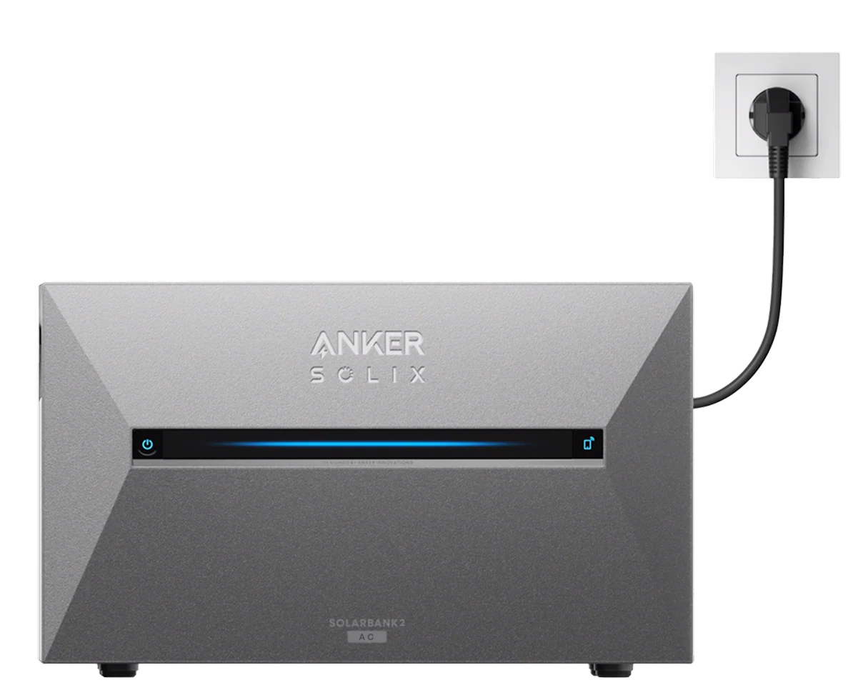 Thuisbatterij met stekker