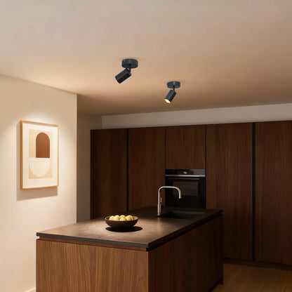 Calex Ronde Opbouwspot – Mat Zwart – GU10