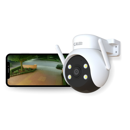 Calex Smart PTZ Camera 2K – Slimme Beveiliging in Haarscherpe Kwaliteit