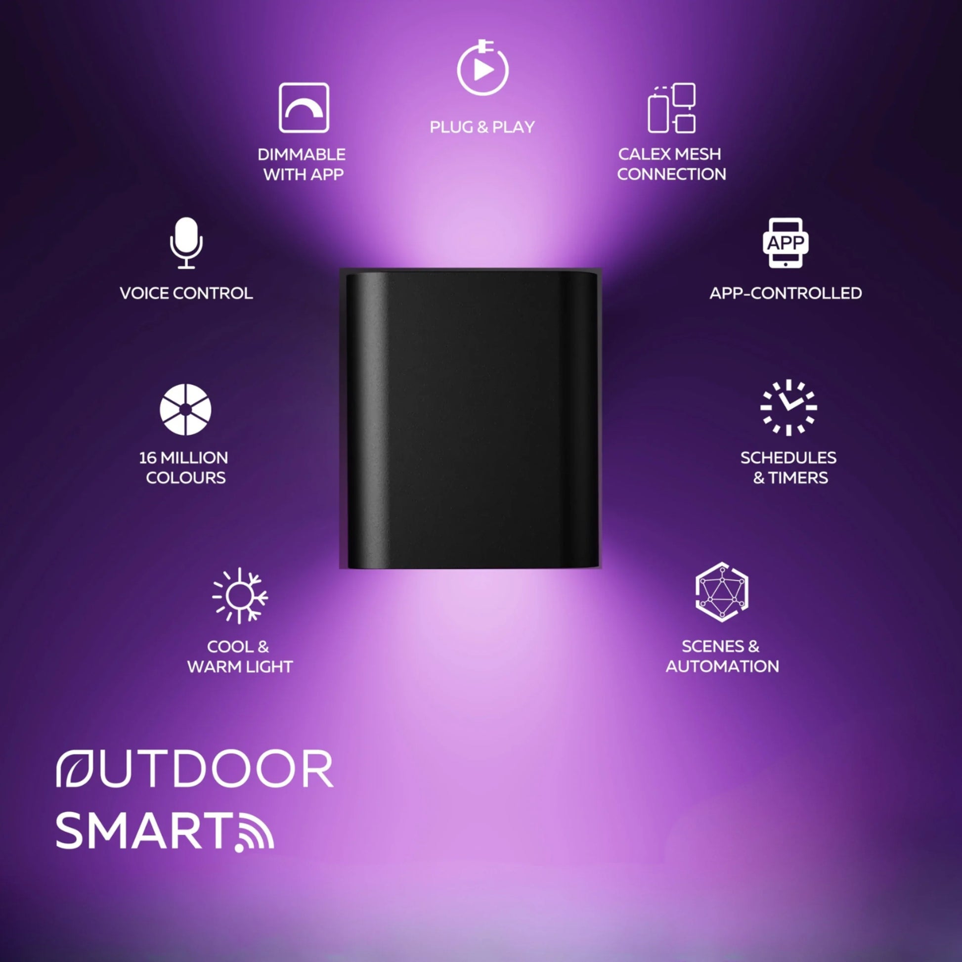 Calex slimme wandlamp ovaal