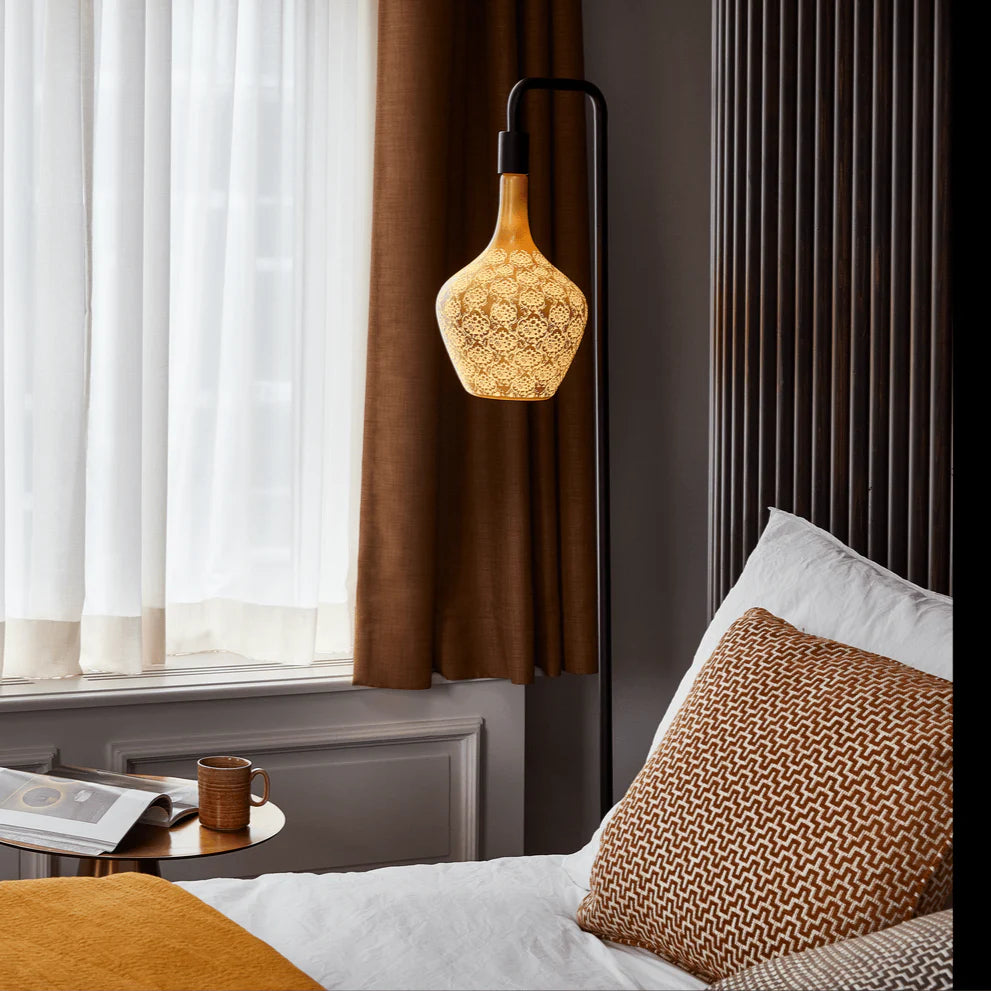 Calex U-Line Vloerlamp – Mat Zwart – Minimalistisch & Elegant