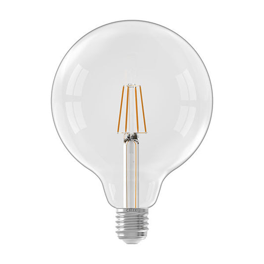 Calex LED Filament Lamp G125 E27 Helder – 4.5W Dimbaar | Klassiek design, modern rendement