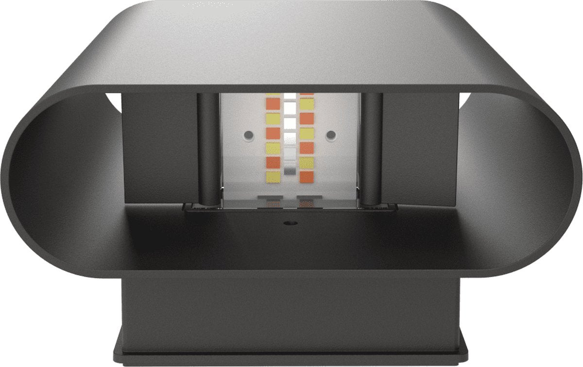 Calex Slimme - Tuin Muur Lamp - Ovaal - RGB - CCT onderkant
