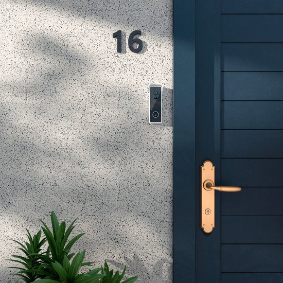 slimme draadloze deurbel van calex bij woning