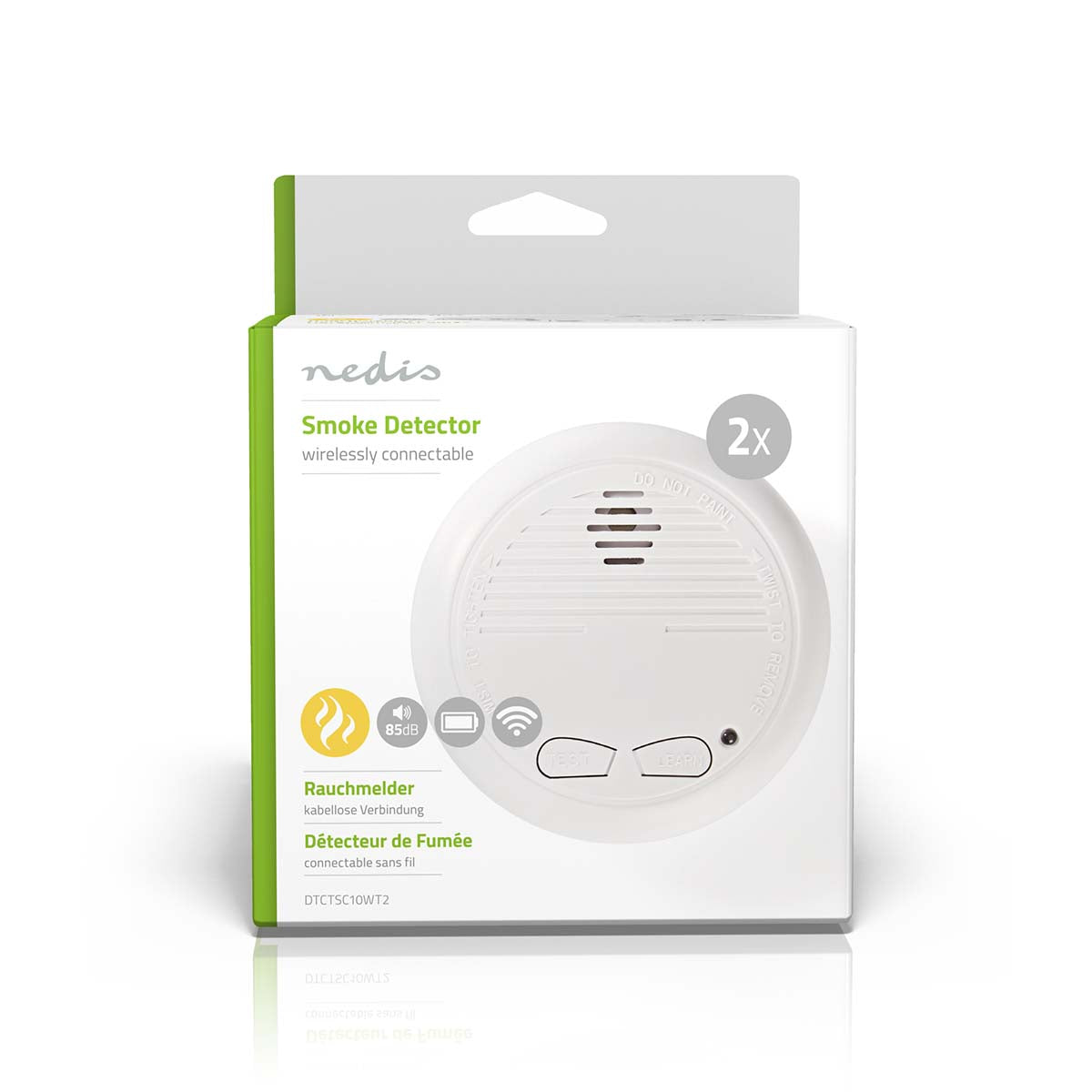 Nedis duo-pack rookmelder