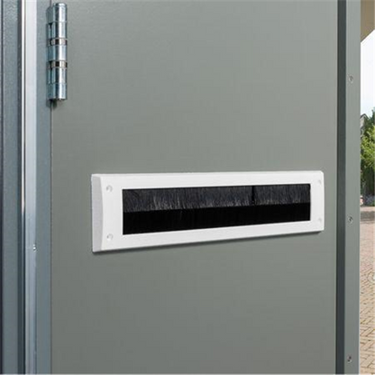 Ellen brievenbusborstel wit zonder klep – 340 x 80 mm