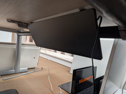 Etherma Lava Desk Sub 90W Bureauverwarming in showroom bekijken en voelen