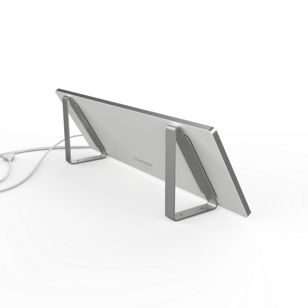 Etherma Lava Desk Sub 90W Bureauverwarming- Zwart/Wit - Infraroodverwarming Voor Onder Het Bureau