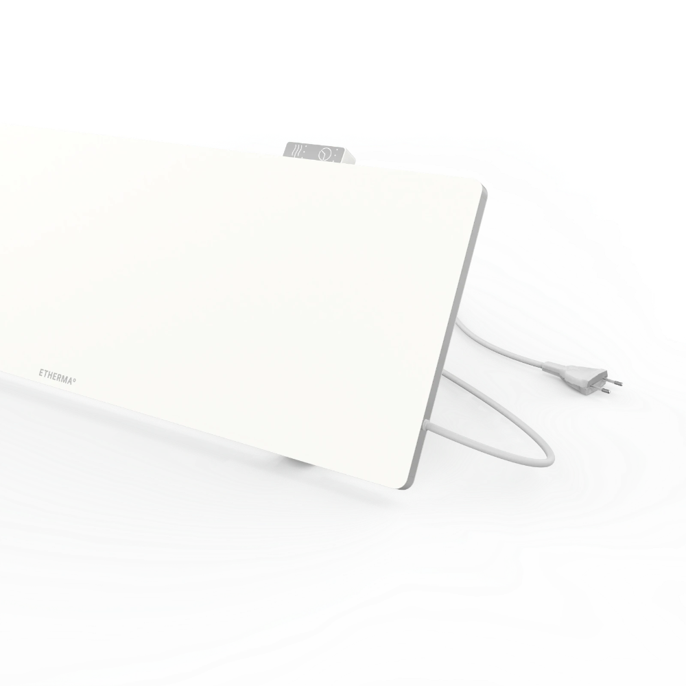 Etherma Lava Desk Sub 90W Bureauverwarming- Zwart/Wit - Infraroodverwarming Voor Onder Het Bureau