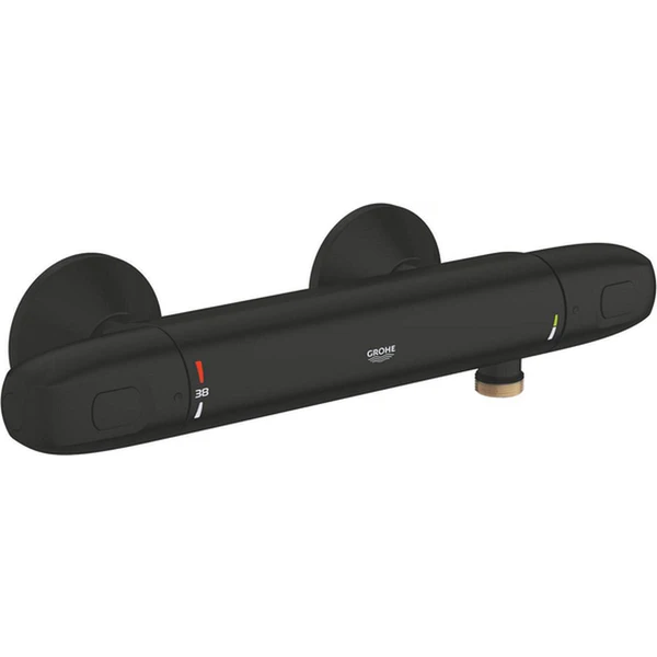 GROHE Grohtherm 1000 Thermostaatkraan Cooltouch Matt Black,  Hartafstand=15cm