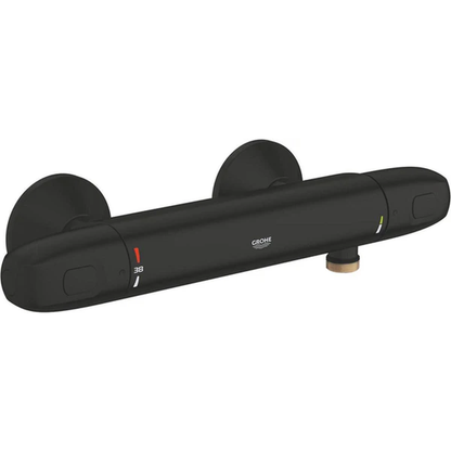 GROHE Grohtherm 1000 Thermostaatkraan Cooltouch Matt Black,  Hartafstand=15cm