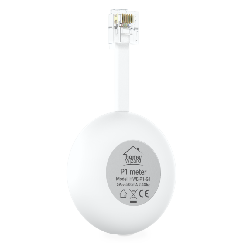 HomeWizard P1 Meter achterkant