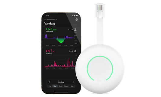 HomeWizard P1 Meter – Slimme Energie Meter voor Real-Time Inzicht in Gas- en Stroomverbruik