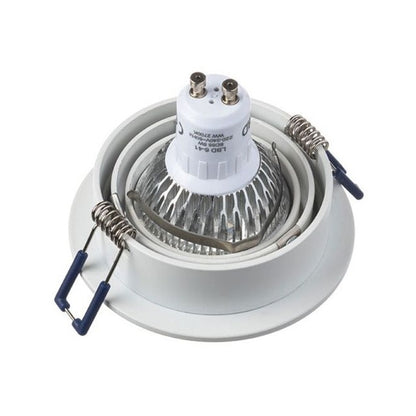 Inbouwspot Veneto - Kantelbaar -Rond 90 mm - Wit
