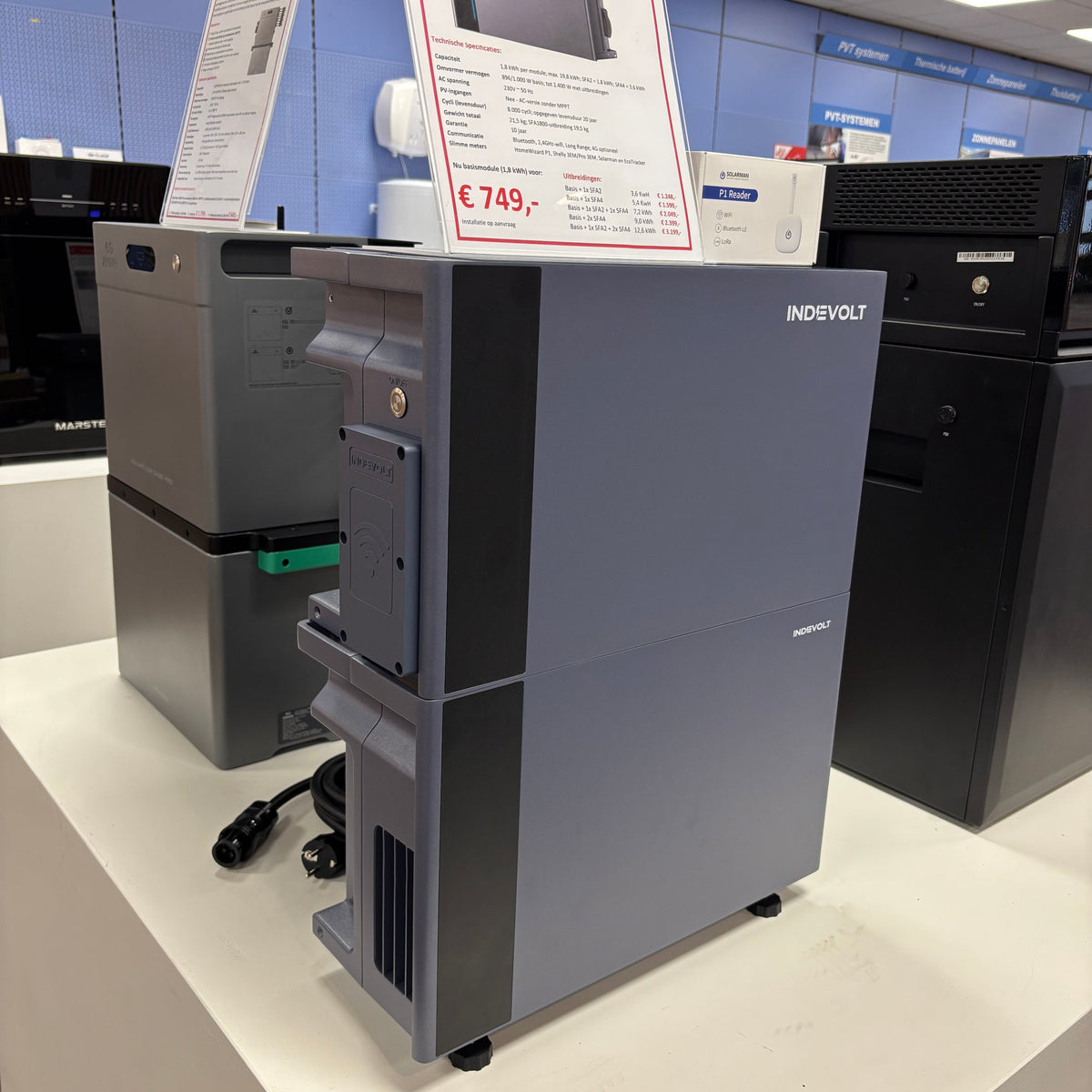 Indevolt SolidFlex 2000 ECO thuisbatterij | 1,8–19,8 kWh