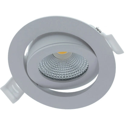 Led Inbouwspot rond kantelbaar en wit