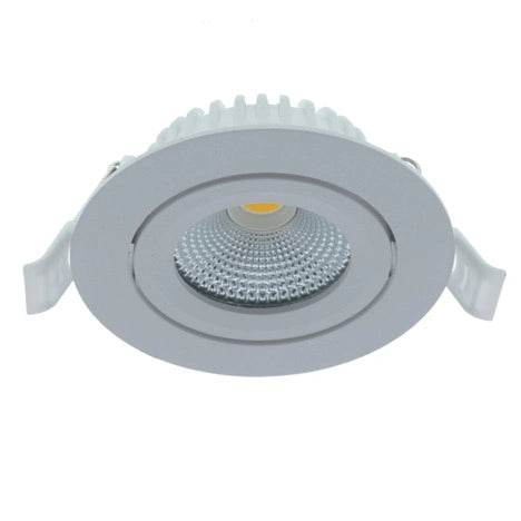 Led Inbouwspot rond en wit