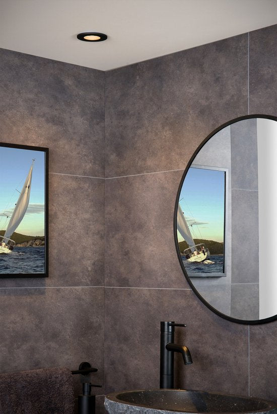 Led Inbouwspot Luna in badkamer en toilet