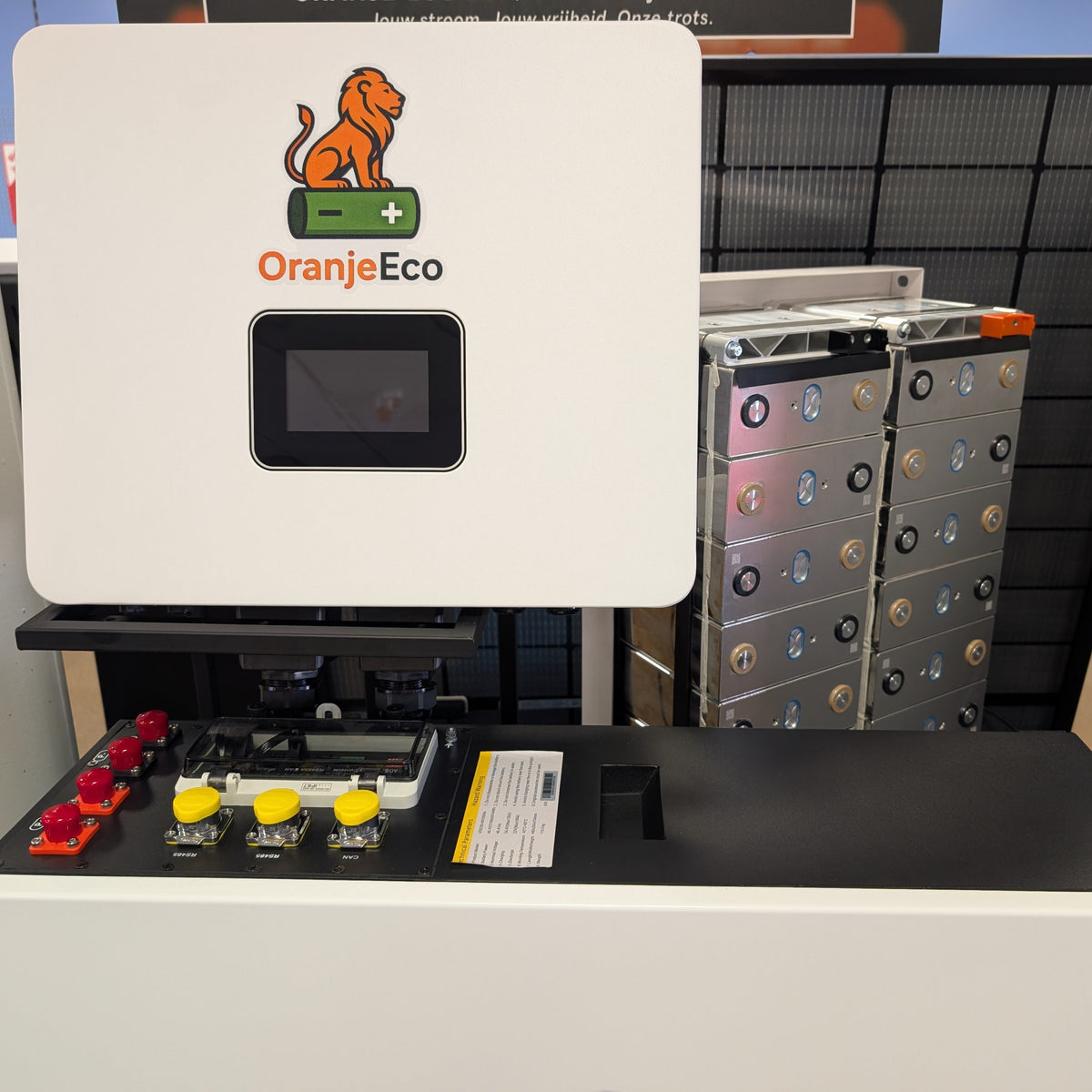 Thuisbatterij op natrium van oranje eco
