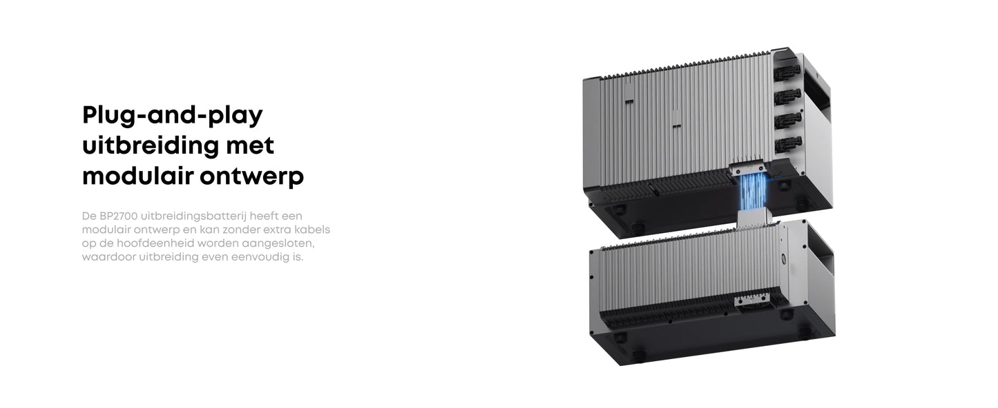 Eenvoudige thuisbatterij met stekker