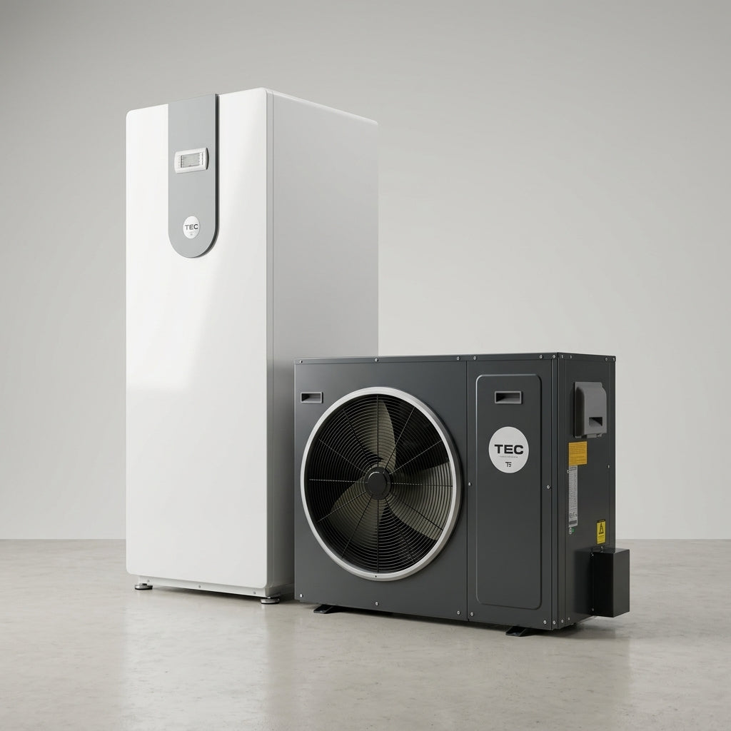 TEC QRS07 All-Electric Warmtepomp met 200 liter boiler