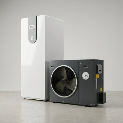 TEC QRS07 All-Electric Warmtepomp met 200 liter boiler