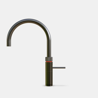 Ronde quooker kraan gunmetal kleur